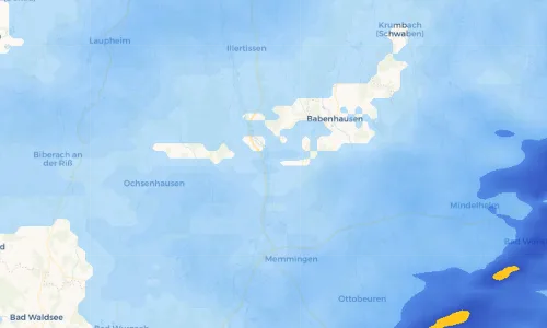 Regenradar Vorschaubild - Aktuelle Niederschläge in Pleß und Umgebung