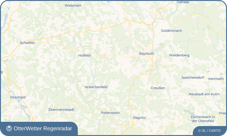OtterWetter Regenradar-Widget Plösen