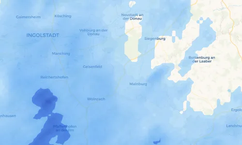 Regenradar Vorschaubild - Aktuelle Niederschläge in Pöbenhausen und Umgebung
