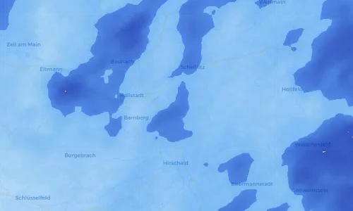 Regenradar Vorschaubild - Aktuelle Niederschläge in Pödeldorf und Umgebung