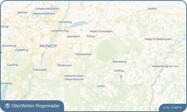 Widget-Vorschau für Pöring Wetter-Widget-Vorschau mit Vorhersagedaten für Pöring