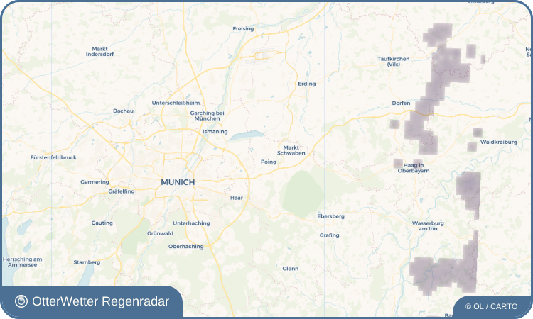 Widget-Vorschau für Poing Wetter-Widget-Vorschau mit Vorhersagedaten für Poing