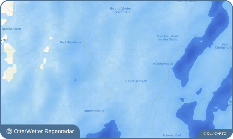 OtterWetter Regenradar-Widget Poppenroth