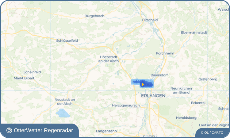 OtterWetter Regenradar-Widget Poppenwind