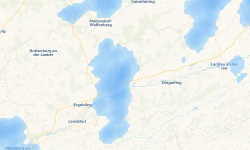 Regenradar Vorschaubild - Aktuelle Niederschläge in Postau und Umgebung
