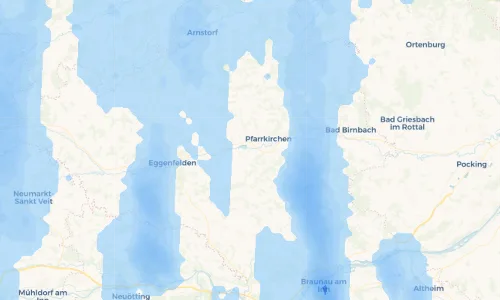 Regenradar-Vorschau: aktuelle Niederschläge in Postmünster und Umgebung