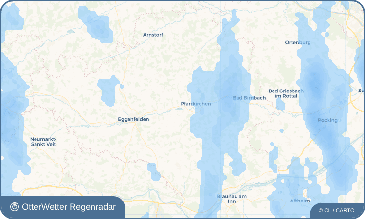 OtterWetter Regenradar-Widget Postmünster