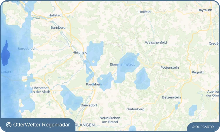 Widget-Vorschau für Poxstall Wetter-Widget-Vorschau mit Vorhersagedaten für Poxstall