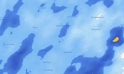 Regenradar Vorschaubild - Aktuelle Niederschläge in Prächting und Umgebung