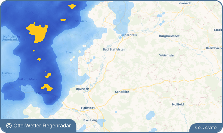 Widget-Vorschau für Prächting Wetter-Widget-Vorschau mit Vorhersagedaten für Prächting