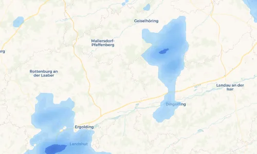 Regenradar Vorschaubild - Aktuelle Niederschläge in Pram und Umgebung