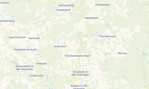 Regenradar Vorschaubild - Aktuelle Niederschläge in Premenreuth und Umgebung
