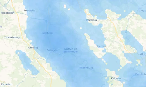 Regenradar Premerzhofen: aktuelle Niederschläge in Premerzhofen und Umgebung, Stand 20. Oktober 2026 um 12:35 Uhr