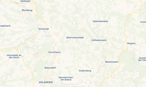Regenradar-Vorschau: aktuelle Niederschläge in Pretzfeld und Umgebung