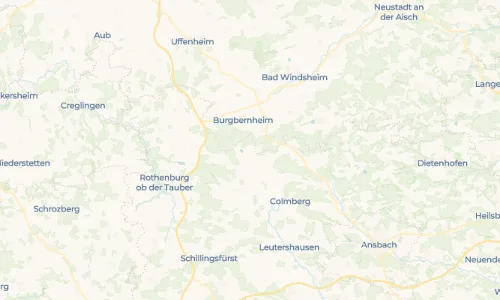 Regenradar Vorschaubild - Aktuelle Niederschläge in Preuntsfelden und Umgebung