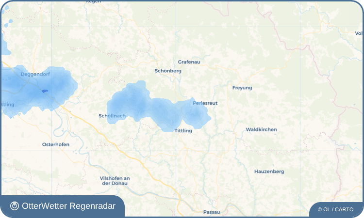 OtterWetter Regenradar-Widget Preying