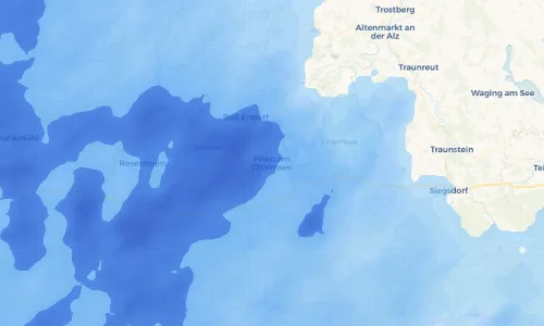 Regenradar Vorschaubild - Aktuelle Niederschläge in Prien am Chiemsee und Umgebung