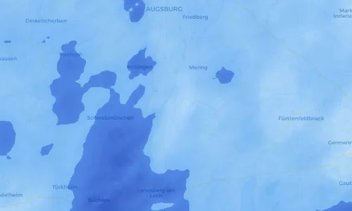 Regenradar Vorschaubild - Aktuelle Niederschläge in Prittriching und Umgebung