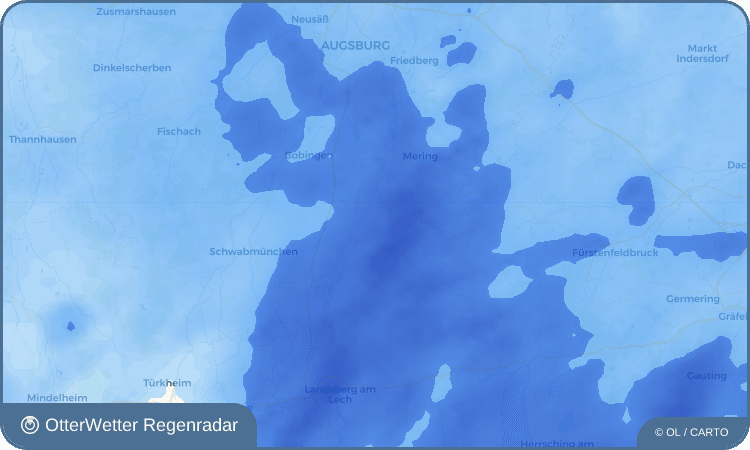 Widget-Vorschau für Prittriching Wetter-Widget-Vorschau mit Vorhersagedaten für Prittriching
