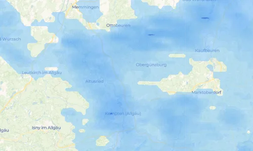 Regenradar Vorschaubild - Aktuelle Niederschläge in Probstried und Umgebung