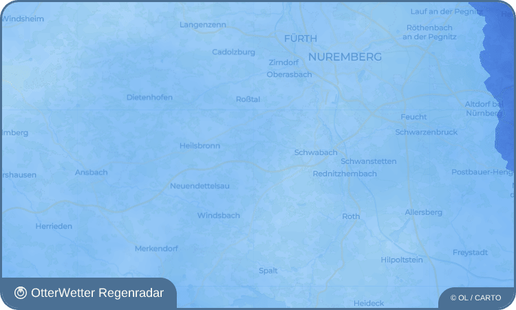 OtterWetter Regenradar-Widget Prünst