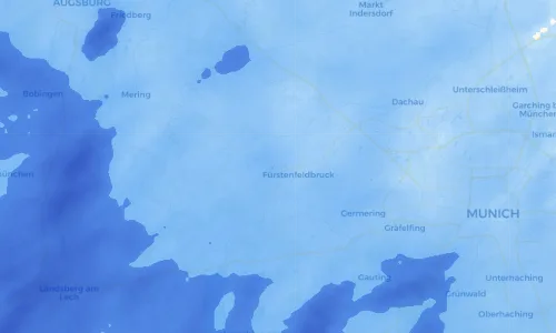 Regenradar Vorschaubild - Aktuelle Niederschläge in Puch und Umgebung