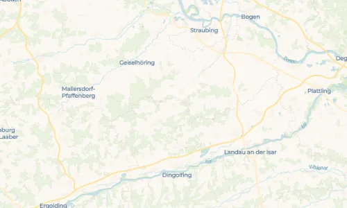 Regenradar Puchhausen: aktuelle Niederschläge in Puchhausen und Umgebung, Stand 26. Oktober 2026 um 22:50 Uhr