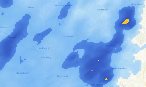 Regenradar Vorschaubild - Aktuelle Niederschläge in Pünzendorf und Umgebung