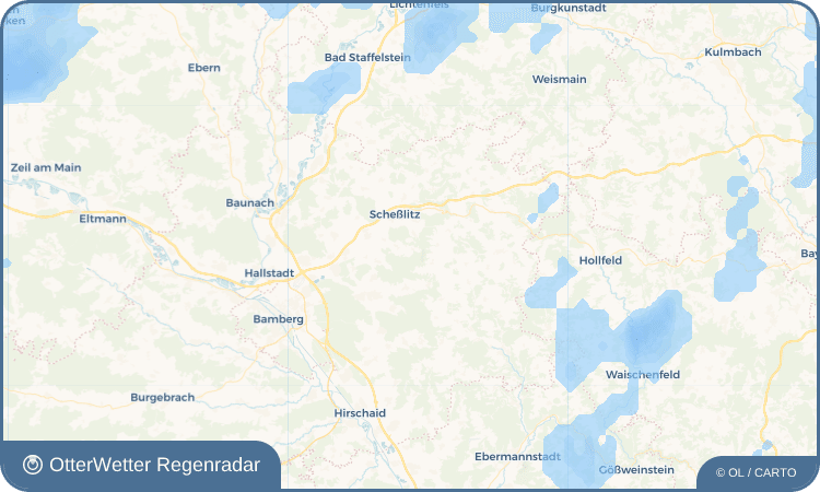 OtterWetter Regenradar-Widget Pünzendorf