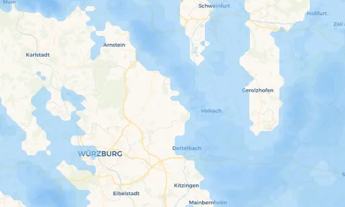 Regenradar Vorschaubild - Aktuelle Niederschläge in Püssensheim und Umgebung