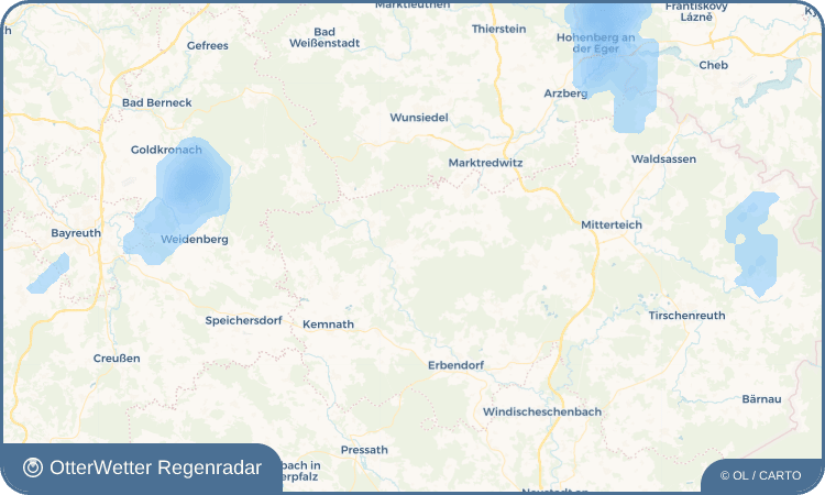 OtterWetter Regenradar-Widget Pullenreuth