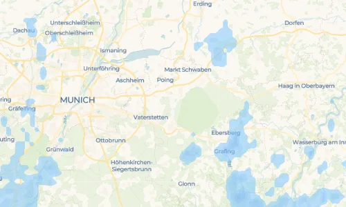 Regenradar Purfing: aktuelle Niederschläge in Purfing und Umgebung, Stand 17. Oktober 2026 um 16:05 Uhr