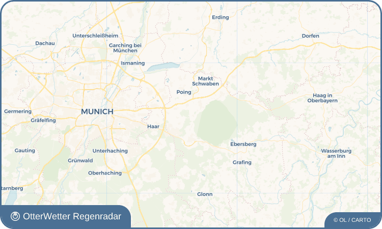 OtterWetter Regenradar-Widget Purfing