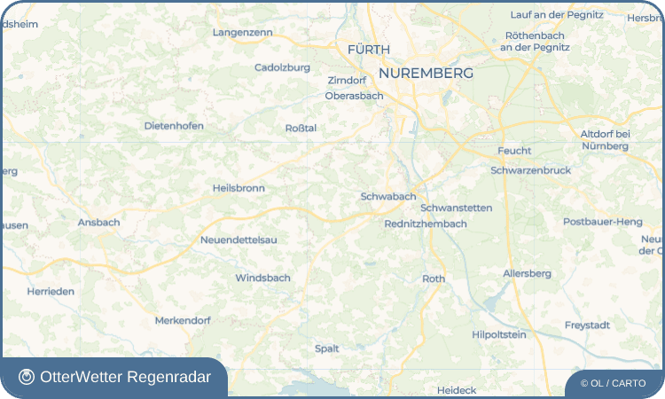 OtterWetter Regenradar-Widget Putzenreuth