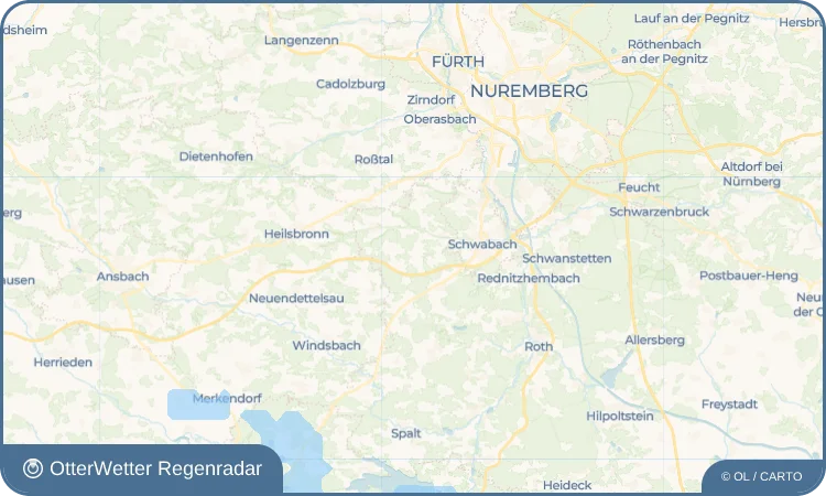 Wetter-Widget-Vorschau mit Vorhersagedaten für Putzenreuth