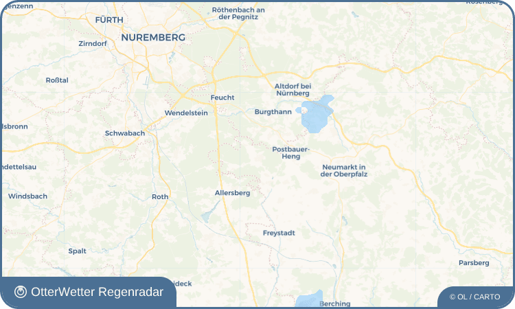 OtterWetter Regenradar-Widget Pyrbaum