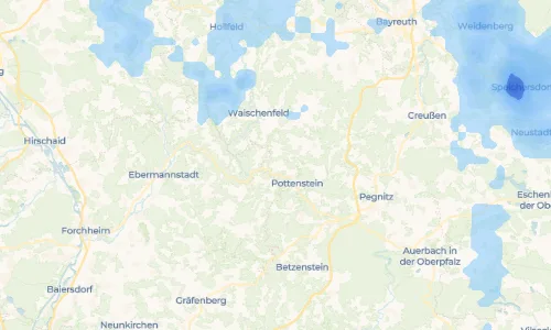 Regenradar Vorschaubild - Aktuelle Niederschläge in Rackersberg und Umgebung