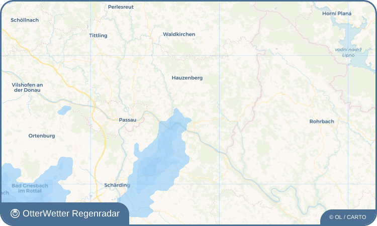 Widget-Vorschau für Rackling Wetter-Widget-Vorschau mit Vorhersagedaten für Rackling