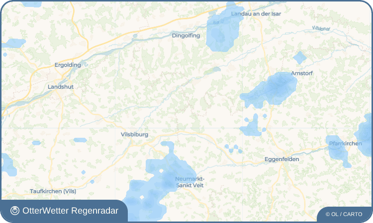 OtterWetter Regenradar-Widget Radlkofen