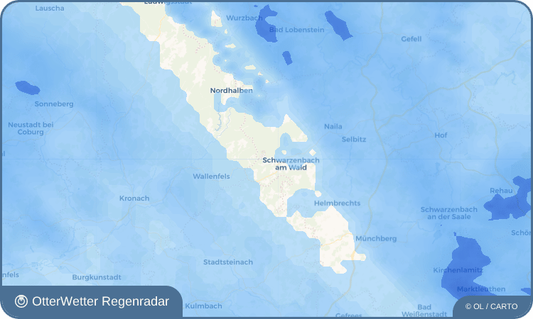 OtterWetter Regenradar-Widget Räumlas