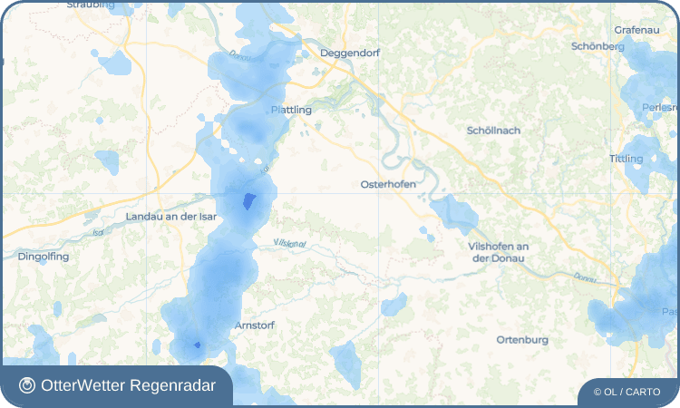 OtterWetter Regenradar-Widget Raffelsdorf