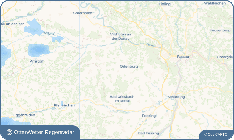 OtterWetter Regenradar-Widget Rainding