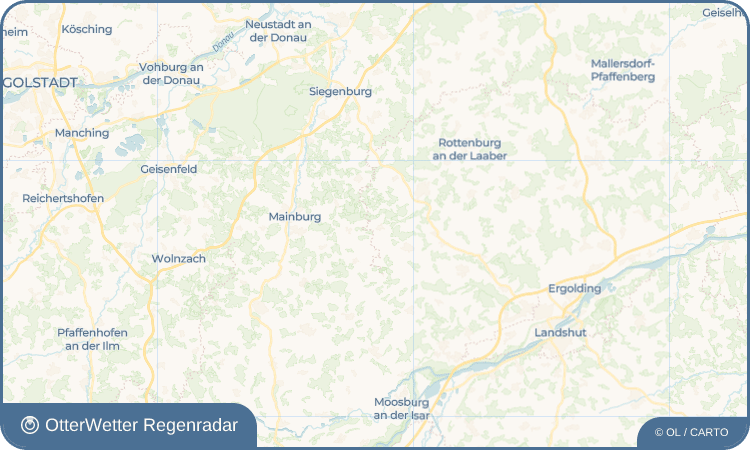OtterWetter Regenradar-Widget Rainertshausen