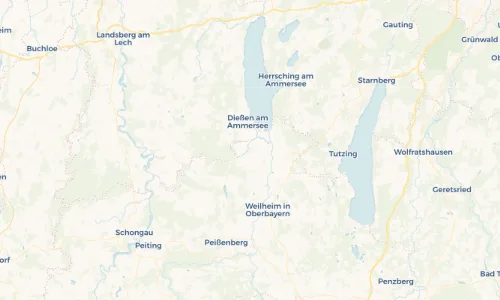 Regenradar-Vorschau: aktuelle Niederschläge in Raisting und Umgebung
