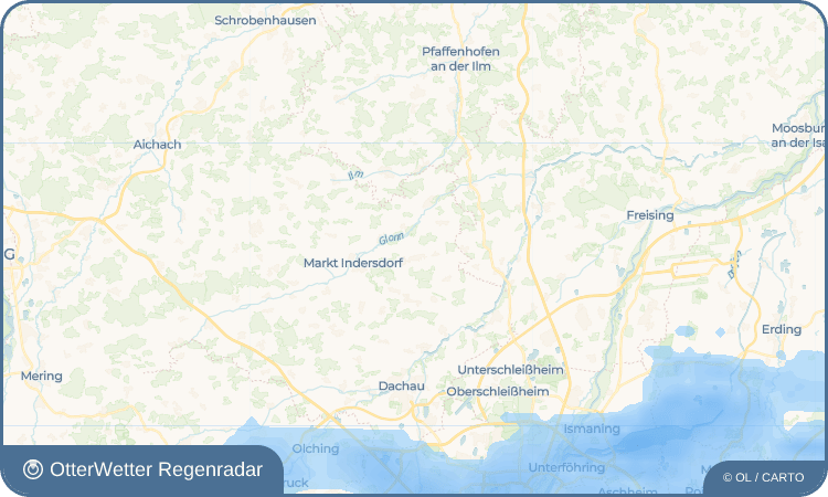 OtterWetter Regenradar-Widget Ramelsbach