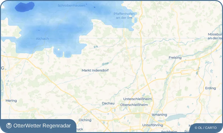 Wetter-Widget-Vorschau mit Vorhersagedaten für Ramelsbach