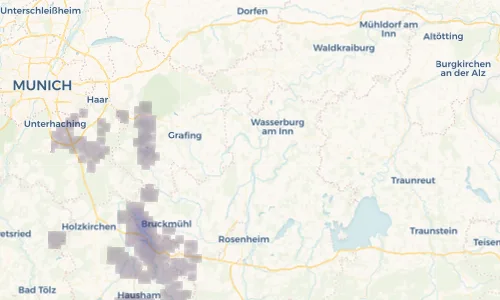 Regenradar Vorschaubild - Aktuelle Niederschläge in Ramerberg und Umgebung