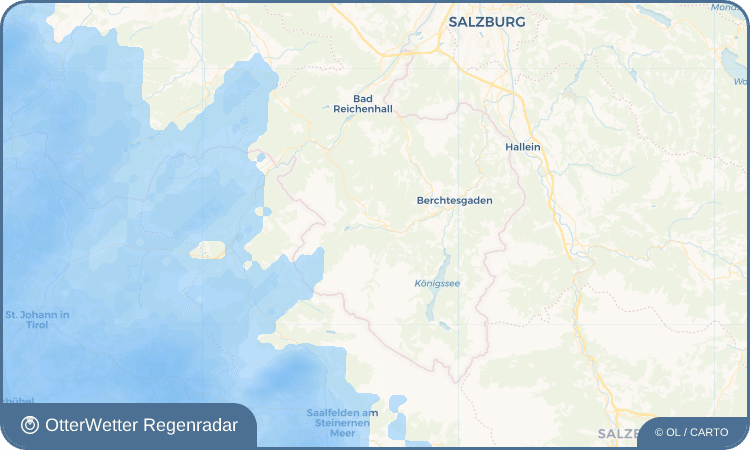 OtterWetter Regenradar-Widget Ramsau bei Berchtesgaden