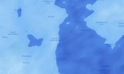 Regenradar Vorschaubild - Aktuelle Niederschläge in Ramsau und Umgebung