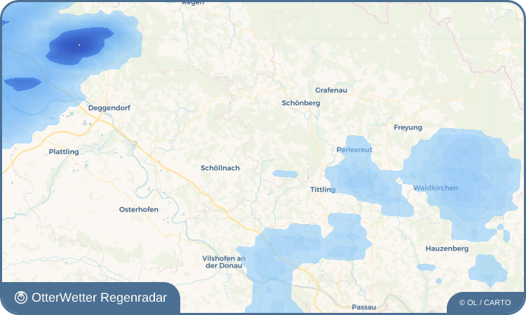 OtterWetter Regenradar-Widget Ranfels